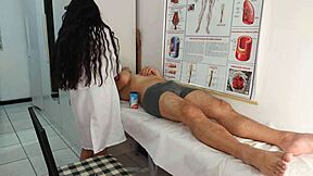 Hey Did You See The Nurse Watching The Patient's Unexpected Erection During His Checkup