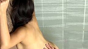 hairy girl gets fucked hard in pov doggy then ends with close up cumshot on pussy 😈