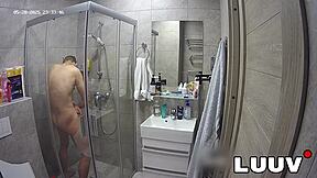 uhh luuv abbadon is takin a shower and shavin carefully preppin for the reality show