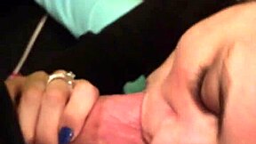 the tipsy girlfriend shares an intimate moment with a deepthroat surprise