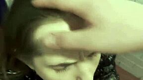 She Sucks off First Guy Met at Nightclub with Cute Dirty POV Facial Cumshot