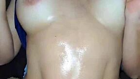 sexy colombian latina big ass teen solo anal dildo masturbation