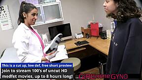 Blonde in Latex Gloves Gets Perverted Foot Fetish Treatment from Podiatrist with Tickling and Toe Sucking Behind the Scenes. Close-Up on Her Shaved Pussy and Small Tits in This Humiliating Encounter.