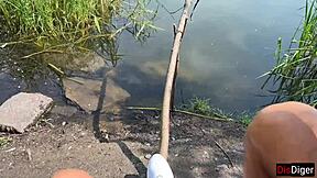 TEEN SEDUCES Married Fisherman FUCKS Him Doggystyle Cowgirl On Lake