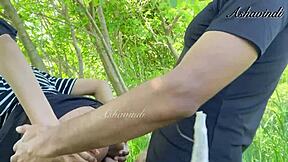 wanna see sexy desi teen fucked outdoors by river squirting hard?