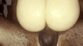 slipping my big dick into that tight new sex toy pussy slowly