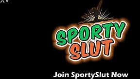 damn that puffy cameltoe in tight magenta biker shorts babe