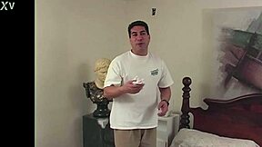 Hey, why is Zoe stripping and spanking her boyfriend for sniffing her panties in this homemade clip?