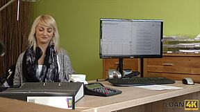 blonde miss how did you pass the most pleasurable casting interview in your life with pov licking in the office?