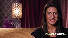 Whoa, this petite brunette swinger gets a wild booty massage turning into an orgy with couples 😈