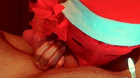 my horny maid's bored in quarantine wanna see her suck these tits and cock? 🔥😈