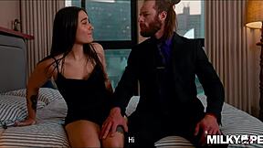 my lover tempts me away from my wife with ass fucking and anal creampie orgasm on valentines day