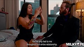 my lover tempts me away from my wife with ass fucking and anal creampie orgasm on valentines day