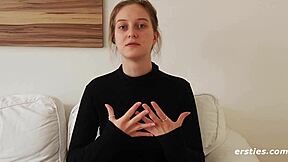 i adore fingering my petite natural tits to orgasm in sunlight. solo masturbation feels so intense with close-up views.