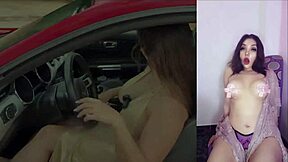 Curvy big-titted beauty devours an entire cock