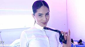 submissive latina helen star roleplays skinny schoolgirl with big natural tits 🍑📚