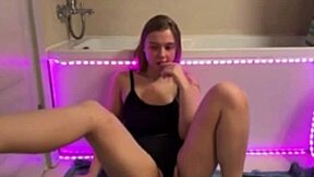 stepbro games while horny teen fingers wet pussy nearby