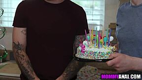 horny stepmom's ass gets wrecked by three eager stepsons in taboo bang