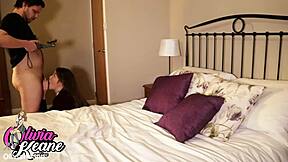 british college teen sucks cock in costume party