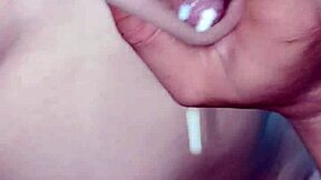 Fucked Step Mom and Bathed in Milk While Dad's Away