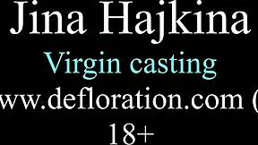 Jina Hajkina's Huge Tits Hungarian Virgin Casting