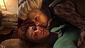 FUCK YES! Freaky milf fingers and sucks young guy's big tits domination game!