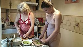 wanna see bisexual milf kiss naked teen's perfect ass pussy?