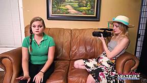 lauren and pixie rim cock then swallow hot cum?