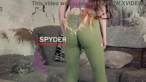 scarlett mae slips sexy lingerie in 360