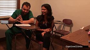 Troubled Teen Yesenia Sparkles Screams In Latex Handcuffs And Gloved Fetish Torment!