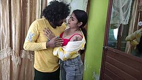 Horny Indian College Girl Fucks Boyfriend in Private Bedroom