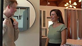 arabic milf alina angel begs best friend's young son: fuck my big ass harder with that dirty talk!