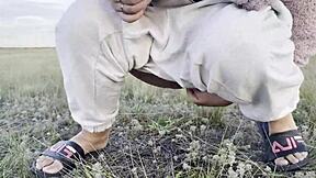 Public Pissing Compilation Juicy Pussies Nature POV