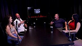 BBW Swinger Hooks Fat Chick Online for Ted's Pandemic Group Pound in Sheer Red