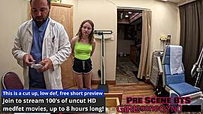 Perv Doctor Dominates Handcuffed Serena Morgan In Hospital