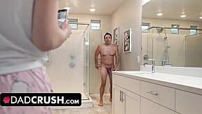 Dadcrush: Big-Titted Blonde Teen Pranks Stepdad into Full Taboo Fuck Fest