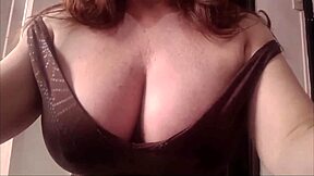 wanna squeeze my milky busty melons while i slide dildo in titfuck?