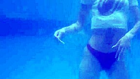 Wet Ashley Rose Spreads Asshole Poolside Like Fuck Doll