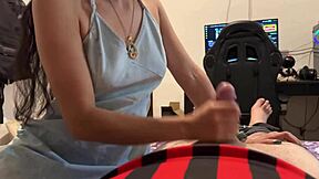 Naughty stepbro fucks tattooed latina stepsis home alone