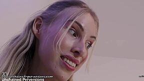 nausi love dominates lucifera in brutal lezdom foot worship session