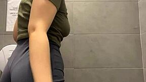 crazyyy im squirtin in public with huge cock dildo fuckin my fat teen bbw pussy outdoors