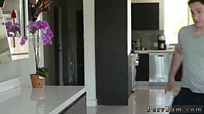 milf toys up friend's stepteen