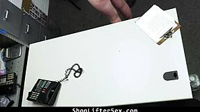 Hey shoplifter teen, you fucked in stolen lingerie doggystyle then ride away free?