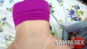 King Bed Threesome Delivers Double Anal Creampie Ecstasy for Milf and Teen