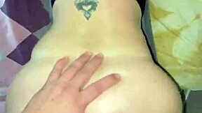 stepmom begs stepson to fuck her fat ass hard from behind in bedroom