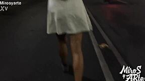 chilanga flashes dress to drivers at garibaldi underpass