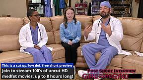 Perv Doctor Dominates Handcuffed Serena Morgan In Hospital