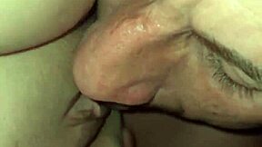 yourmotherfucker tongue dives deep into wet teen pussy folds