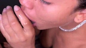 he cums too quick eating my huge cock whole 😩🍆 amateur couple blowjob deepthroat!