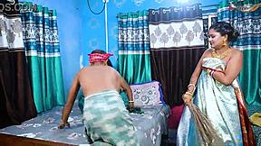 desi mallu bhabhis seduce servant for wild threesome?